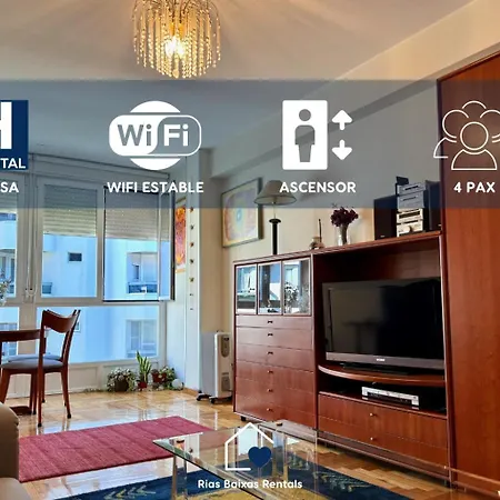 Apto 2 Hab Zona Povisa - Ascensor & Wifi ツ By Rias Baixas Vigo